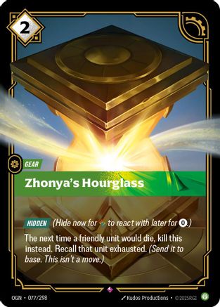 Zhonya's Hourglass (077/298) CN - Origins Foil