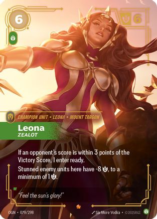 Leona - Zealot (079/298) CN - Origins Foil