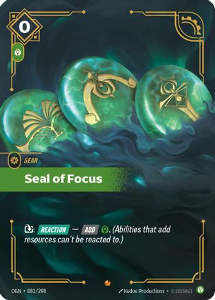 Seal of Focus (081/298) CN - Origins Foil