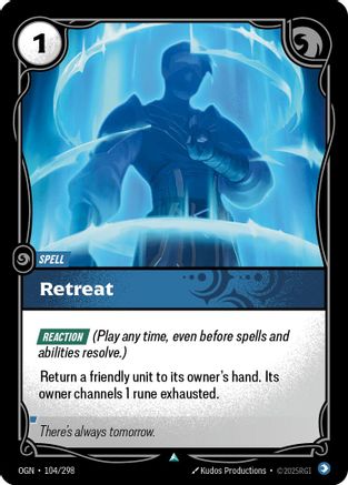 Retreat (104/298) CN - Origins Foil