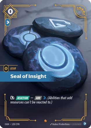 Seal of Insight (120/298) CN - Origins Foil