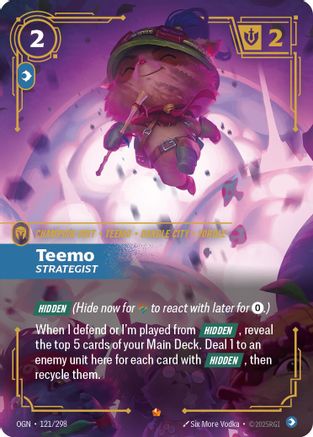 Teemo - Strategist (121/298) CN - Origins Foil