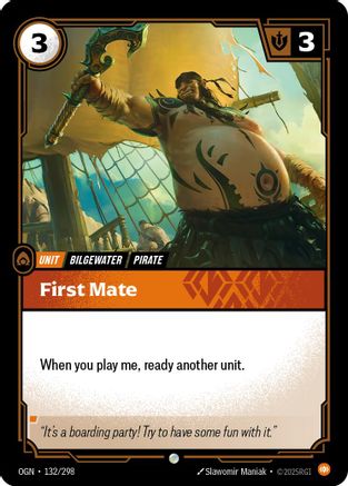 First Mate (132/298) CN - Origins