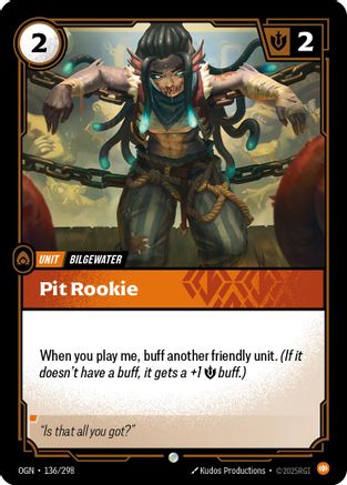 Pit Rookie (136/298) CN - Origins