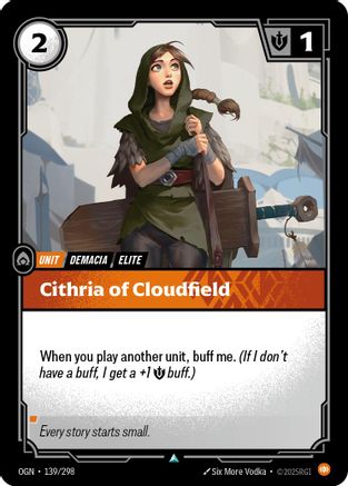 Cithria of Cloudfield (139/298) CN - Origins Foil