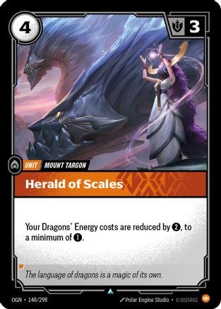 Herald of Scales (140/298) CN - Origins Foil