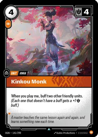 Kinkou Monk (141/298) CN - Origins Foil