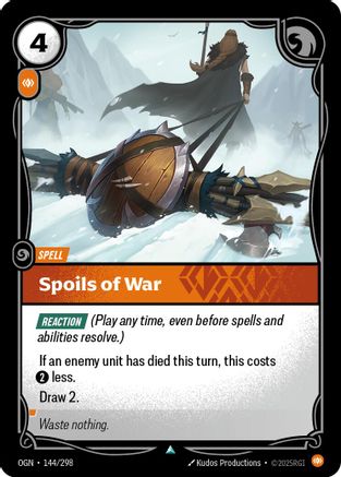 Spoils of War (144/298) CN - Origins Foil