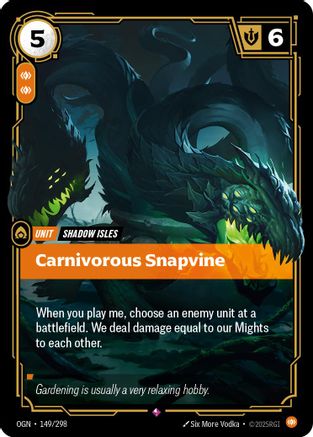 Carnivorous Snapvine (149/298) CN - Origins Foil
