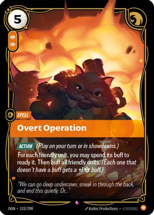 Overt Operation (153/298) CN - Origins Foil