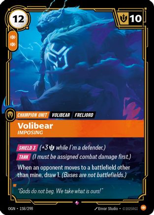 Volibear - Imposing (158/298) CN - Origins Foil