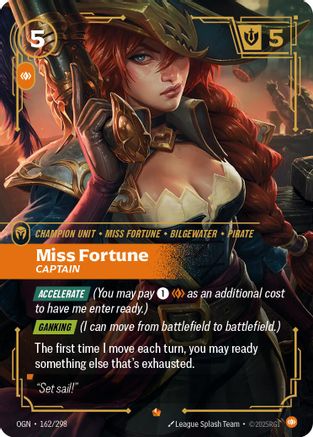 Miss Fortune - Captain (162/298) CN - Origins Foil
