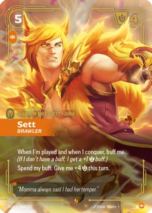 Sett - Brawler (164/298) CN - Origins Foil