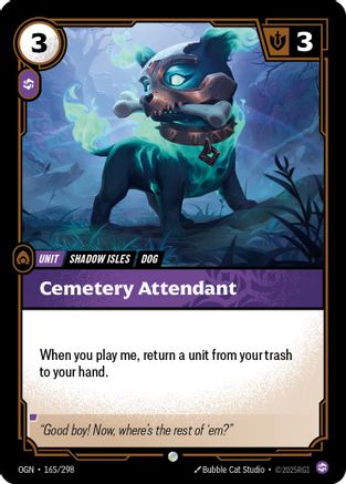 Cemetery Attendant (165/298) CN - Origins Foil