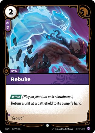 Rebuke (172/298) CN - Origins Foil