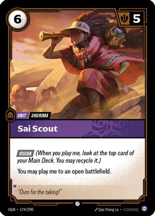 Sai Scout (174/298) CN - Origins Foil