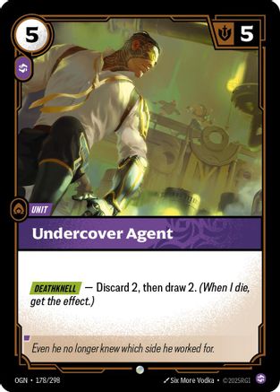 Undercover Agent (178/298) CN - Origins Foil