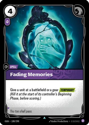 Fading Memories (180/298) CN - Origins Foil