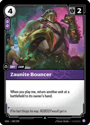 Zaunite Bouncer (188/298) CN - Origins Foil