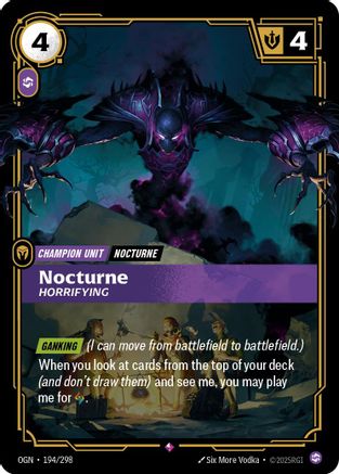 Nocturne - Horrifying (194/298) CN - Origins Foil