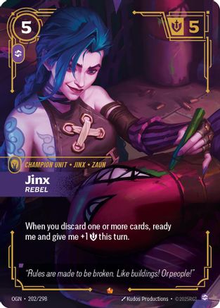 Jinx - Rebel (202/298) CN - Origins Foil