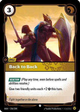 Back to Back (206/298) CN - Origins