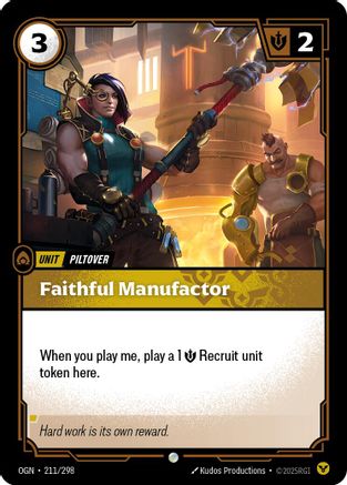 Faithful Manufactor (211/298) CN - Origins Foil
