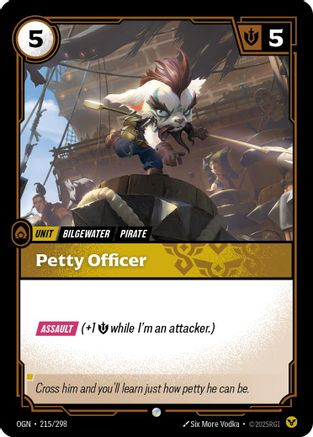 Petty Officer (215/298) CN - Origins Foil