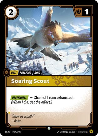 Soaring Scout (216/298) CN - Origins Foil