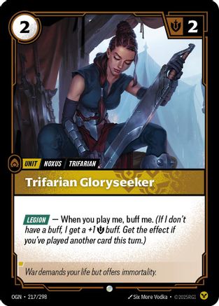 Trifarian Gloryseeker (217/298) CN - Origins Foil