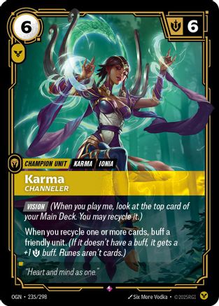 Karma - Channeler (235/298) CN - Origins Foil
