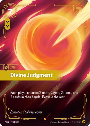Divine Judgment (244/298) CN - Origins Foil