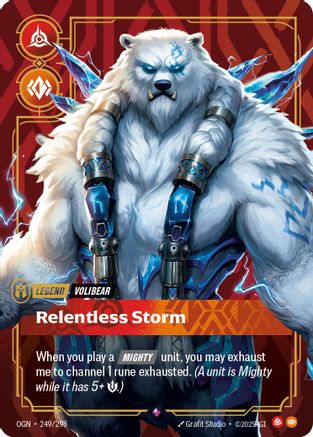 Volibear - Relentless Storm (249/298) CN - Origins Foil