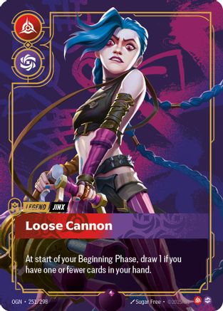 Jinx - Loose Cannon (251/298) CN - Origins Foil