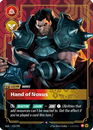 Darius - Hand of Noxus (253/298) CN - Origins Foil