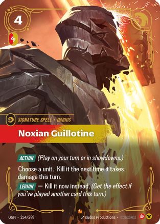 Noxian Guillotine (254/298) CN - Origins Foil
