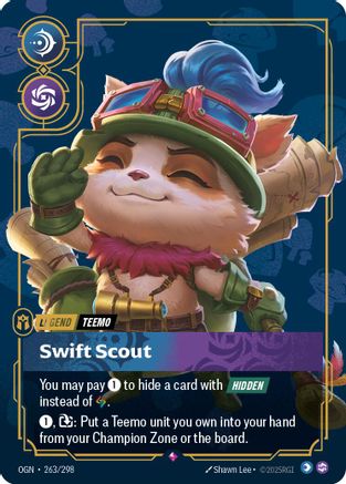 Teemo - Swift Scout (263/298) CN - Origins Foil