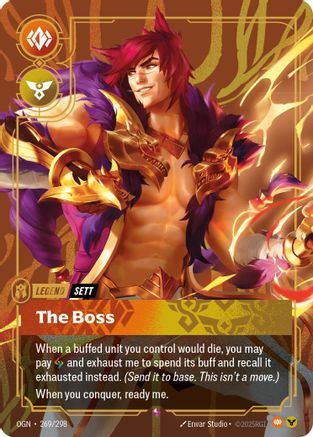 Sett - The Boss (269/298) CN - Origins Foil