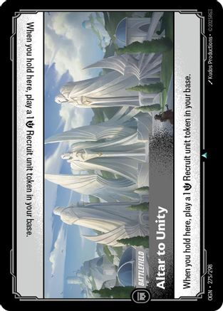 Altar to Unity (275/298) CN - Origins