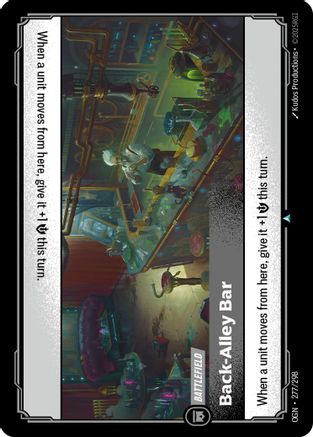 Back-Alley Bar (277/298) CN - Origins