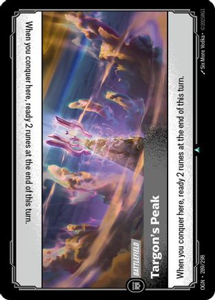 Targon's Peak (289/298) CN - Origins Foil