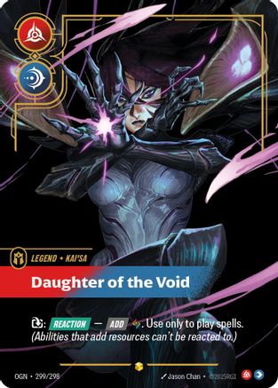 Kai'Sa - Daughter of the Void (Showcase) (299/298) CN - Origins Foil