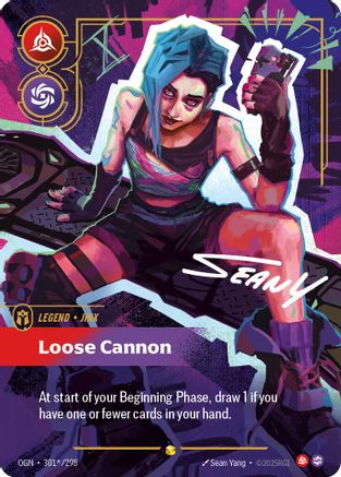 Jinx - Loose Cannon (Signature) (301*/298) CN - Origins Foil