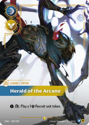 Viktor - Herald of the Arcane (Showcase) (308/298) CN - Origins Foil