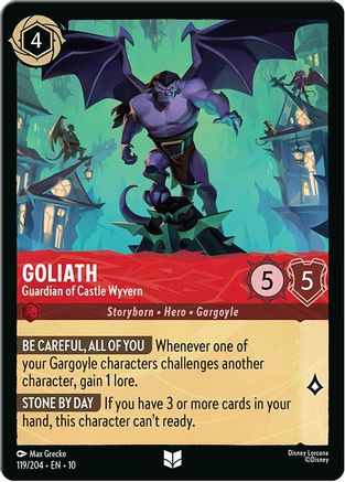 Goliath - Guardian of Castle Wyvern (119/204) - Whispers in the Well Cold Foil