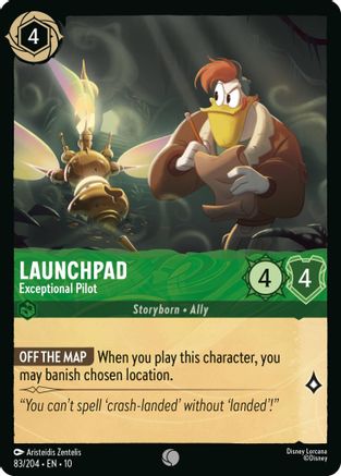 Launchpad - Exceptional Pilot (83/204) - Whispers in the Well Cold Foil