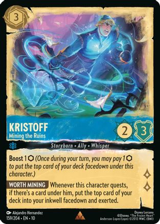 Kristoff - Mining the Ruins (159/204) - Whispers in the Well Holofoil