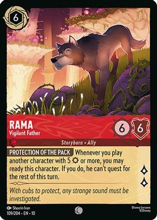 Rama - Vigilant Father (109/204) - Whispers in the Well Cold Foil