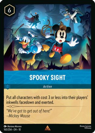 Spooky Sight (165/204) - Whispers in the Well Cold Foil