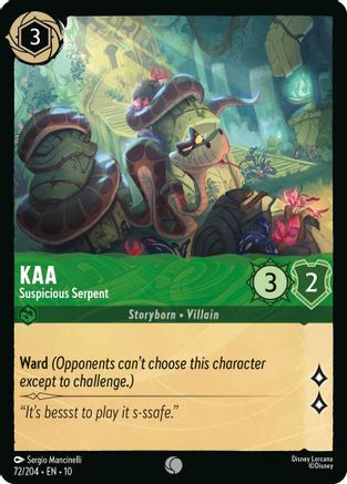 Kaa - Suspicious Serpent (72/204) - Whispers in the Well